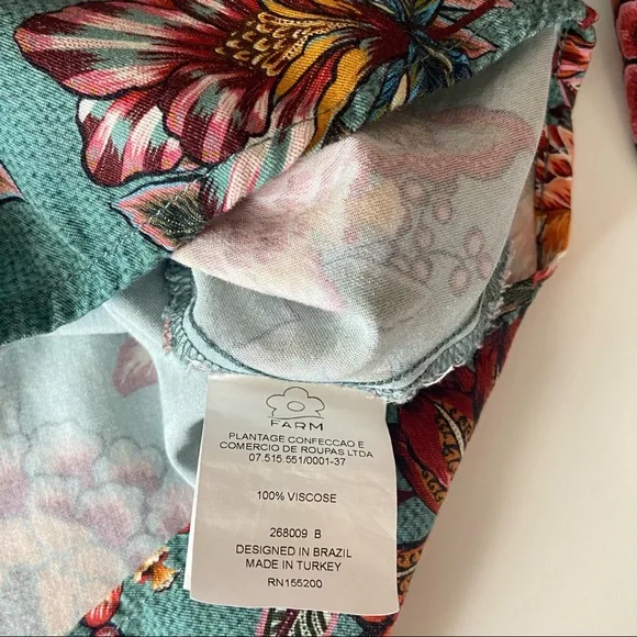 Sold Farm Rio X Anthropologie Paola Pleasant Top - Picture 11 of 13